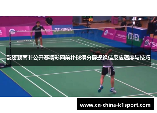 戴资颖南非公开赛精彩网前扑球得分展现绝佳反应速度与技巧 戴资颖南非公开赛精彩网前扑球得分展现绝佳反应速度与技巧